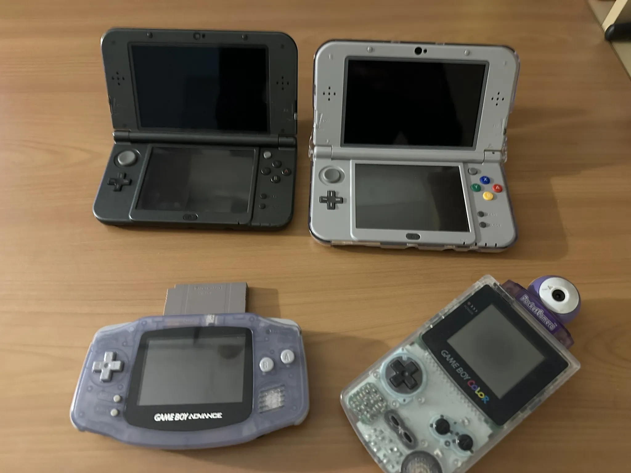 My current collection of handheld consoles!